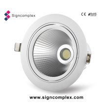 Интегрированы драйвера 6-дюймовый 25ВТ светодиодные cob downlight с 3warranty лет